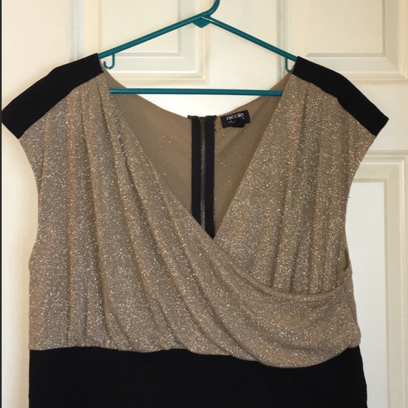 Black & Gold Dress by Nicole Miller - Picture 3 of 5